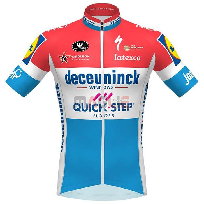 Maglia Deceuninck Quick Step Manica Corta 2020 Paesi Bassi